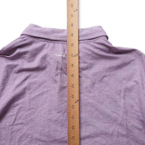 Travis Mathew Mens Polo Shirt Collared Short Sleeve Cotton Blend Purple Large - Picture 9 of 10